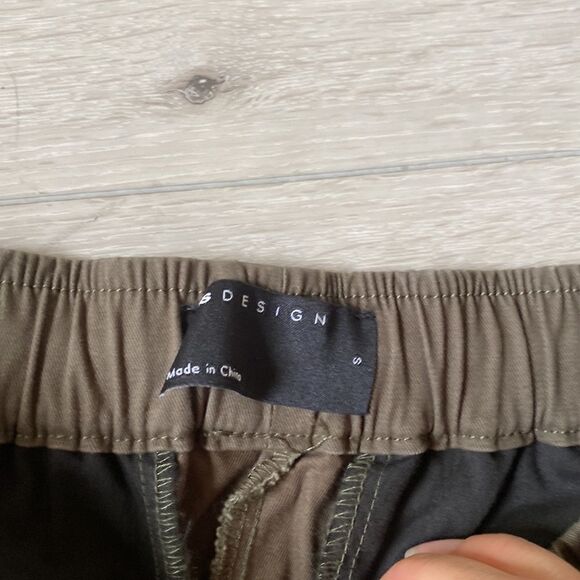 Asos skinny chino shorts with elastic waist in khaki (green)S‎ NWT IN PACKAGING - Picture 9 of 10